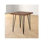 Wooden Consol Table Iron Legs