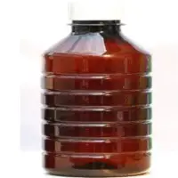 Brown Plastic Agro Chemical Bottle
