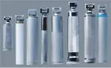 Laryngoscope battery handles