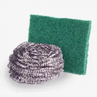 Steel Scrub + Scrub Pad