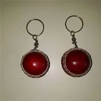 Handmade Cricket Ball Keychain