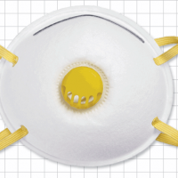 N95 Cup Shape With Ventilator