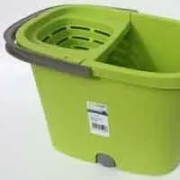 Bucket With Wringer And Wheels