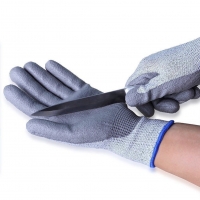 Pu Coating Anti-cut Industrial Gloves