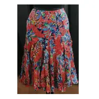 Skirt In Printed Cotton Voile