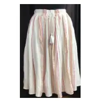 Skirt In Viscose Lurex Yarn Dyed