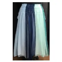 Skirt in 100% Polyester Chiffon