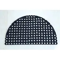 Rubber Hollow Mats Half Round