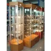 Glass display cabinets