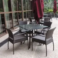 12024 Wicker Dining Set