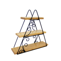 Javanese Ornament Triangle Wall Shelf