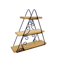 Javanese Ornament Triangle Wall Shelf