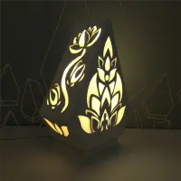 Lotus Night Light, Bedside Table Lamp, Desk Lamp