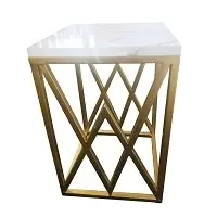 Gold Coffee Chair, Square Metal Coffee Chair #2
