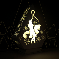 Jathilan Night Light, Bedside Table Lamp