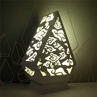 Mega Mendung Night Light, Bedside Table Lamp
