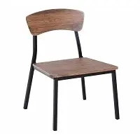 Wooden Chair, Metal Wood Chair