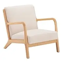 Wooden Armchair, Vintage Armchair