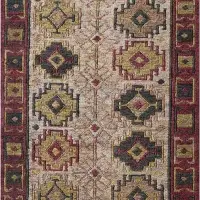 Hand Knotted Sumak Jute Area Rug