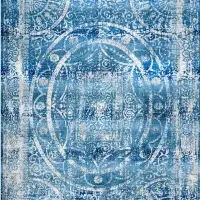 Machine Woven Crossweave Polyester Area Rug