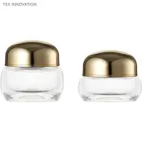Cream Glass Bottle C-378 / C-379