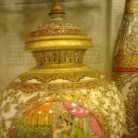 Large Collection Of Wooden And Stone Vases