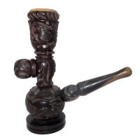 Classic Wooden Smoking Hookah Pipe
