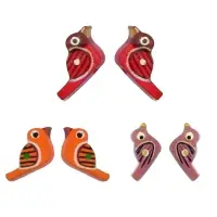 Bird Shape Wood Beads