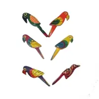 Parrot Shaped Wood Bead