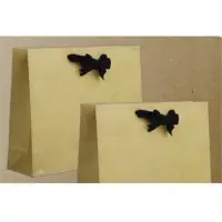 Ribbed kraft papers