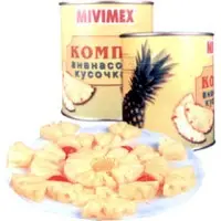Pineapple slices in syrup