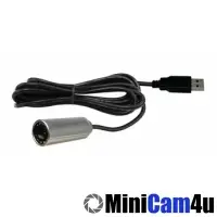 USB Waterproof IP67 TUBE Camera WITH 12 Leds