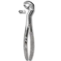 Wisdom teeth extracting forceps