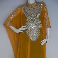 Long Chiffon Kaftan Abaya Jalabiay