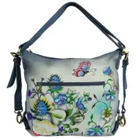 New Leather Hand Painted Backpack