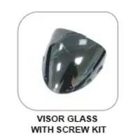 Victor Glx Visor Glass With Screw Kit