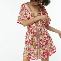 Women Printed Cotton Kaftan