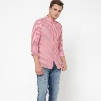 Mens Casual Slim Fit Cotton Shirt