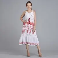 Ladies Embroidered Beach Dress