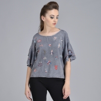 Ladies Denim Blouse