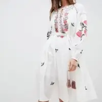 Women Embroidery Dress