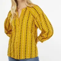 Ladies Cotton Embroidered Blouse