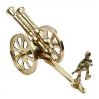 Brass Rajasthani Canon Handicraft Home DÃ©cor