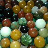Natural Mix Agate Balls