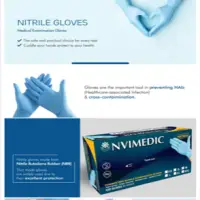 NVIMEDIC Nitrile Medical Gloves  - (CIF)