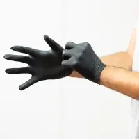 Discover Plus 5g Black Nitrile Glove-Med
