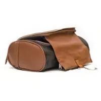 Leather Shaving Kit Bag