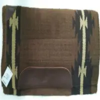 Brown Colour Western Pad With Cream Lining