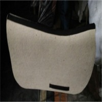 Cream Colour Felt With Leather In Middle