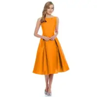 Designer Orange Dress
